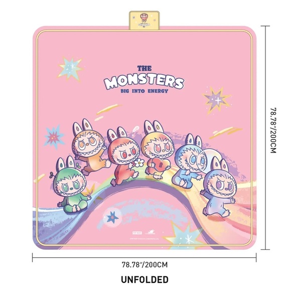 Labubu Blanket limited edition folded NWT - Picture 5 of 6